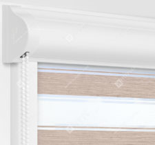 Рулонные кассетные шторы УНИ - Гэлакси коричневый