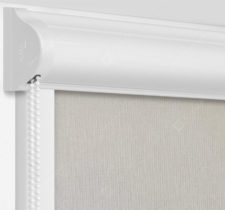 Рулонные кассетные шторы УНИ - Монако серо-бежевый на пластиковые окна