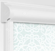 Рулонные кассетные шторы УНИ - Риано мятный на пластиковые окна