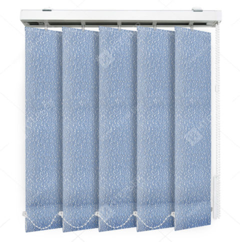 Вертикальные тканевые жалюзи Астрид синий