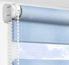 Рулонные шторы День-Ночь - Делия нежно-голубой