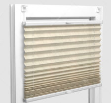 Шторы Плиссе - Авиано светло-бежевый на пластиковые окна