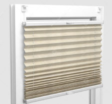 Шторы Плиссе - Гарда песочный на пластиковые окна