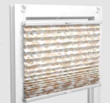 Шторы Плиссе - Монтелла оранжевый на пластиковые окна