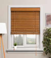 Деревянные жалюзи 50 мм, цвет 33 Золотой дуб