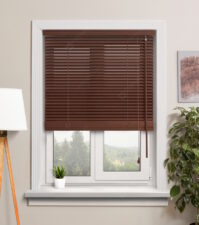 Деревянные жалюзи 25 мм, цвет 43 Махагон