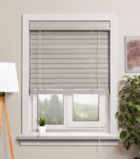 Деревянные жалюзи 50 мм, цвет 58 Серый