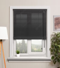 Деревянные жалюзи 25 мм, цвет 52 Угольный