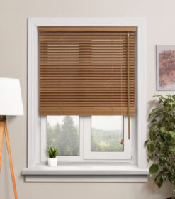 Деревянные жалюзи 25 мм, цвет 70 Макадамия